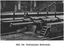 Abb. 124. Hydraulische Bufferwehr.