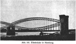 Abb. 101. Elbebrücke in Hamburg.
